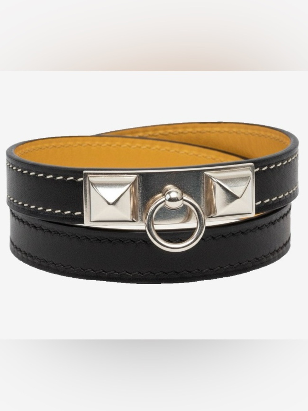 🛍️Hermès Authentic Rivale Double Tour Bracelet in size T2 (small) NWT